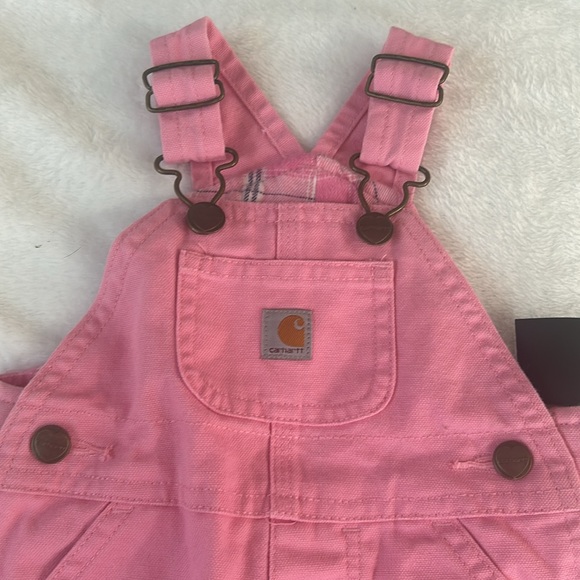 Carhartt flannel lined bibs 3 months - Picture 2 of 4